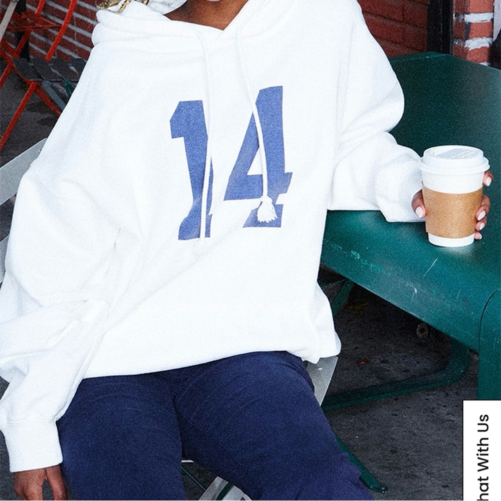 John Galt Christy 14 Hoodie White